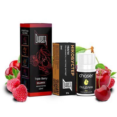 Набор Chaser Black Salt 30 мл Triple Berry 50 мг 3008 фото