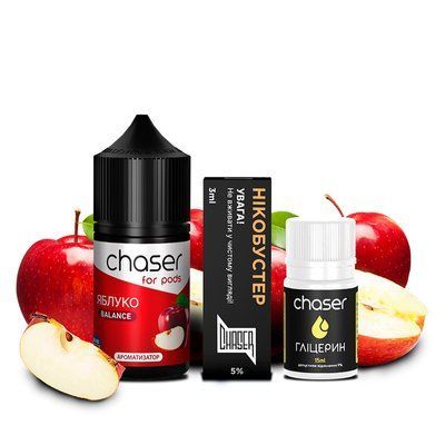 Набор Chaser For Pods Salt 30 мл Яблоко 50 мг 25014 фото