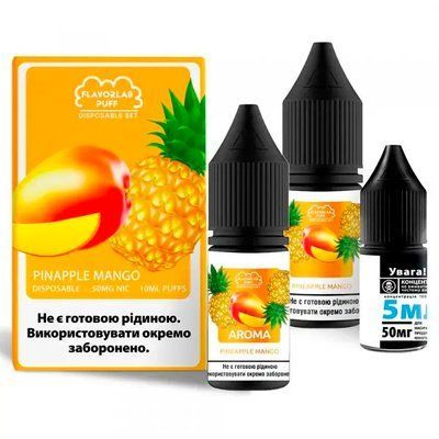 Набір Flavorlab Disposable Puff 10мл - Mango pineapple 50мг 49004 фото