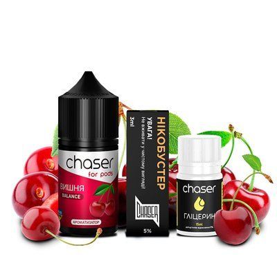 Набор Chaser For Pods Salt 30 мл Вишня 50 мг 25018 фото