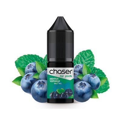 Chaser for Pods 10 мл Ментол Черника 50 мг (5%) 4009 фото