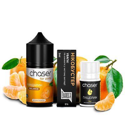 Набор Chaser For Pods Salt 30 мл Мандарин 50 мг 25007 фото