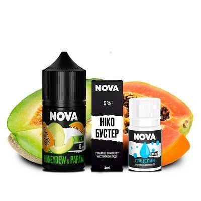 Набір Nova Salt 30 мл Honeydew Papaya 50 мг 28006 фото